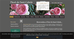 Desktop Screenshot of hortdesantcebria.com