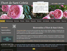 Tablet Screenshot of hortdesantcebria.com